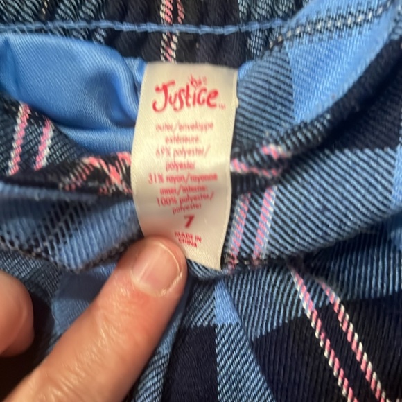 Justice Plaid Skort - Picture 3 of 3